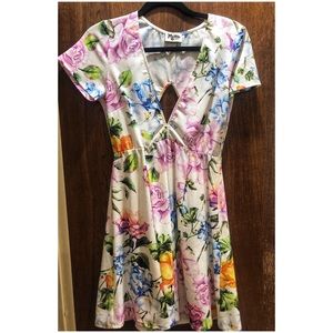 Show Me Your Mumu Floral Mini Dress, size L